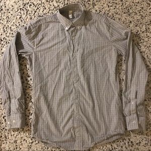 American Apparel button down gingham long sleeve